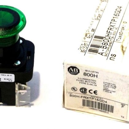 NEW ALLEN BRADLEY 800H-FRXTP16GD4 GREEN PILOT LIGHT SWITCH 800HFRXTP16GD4