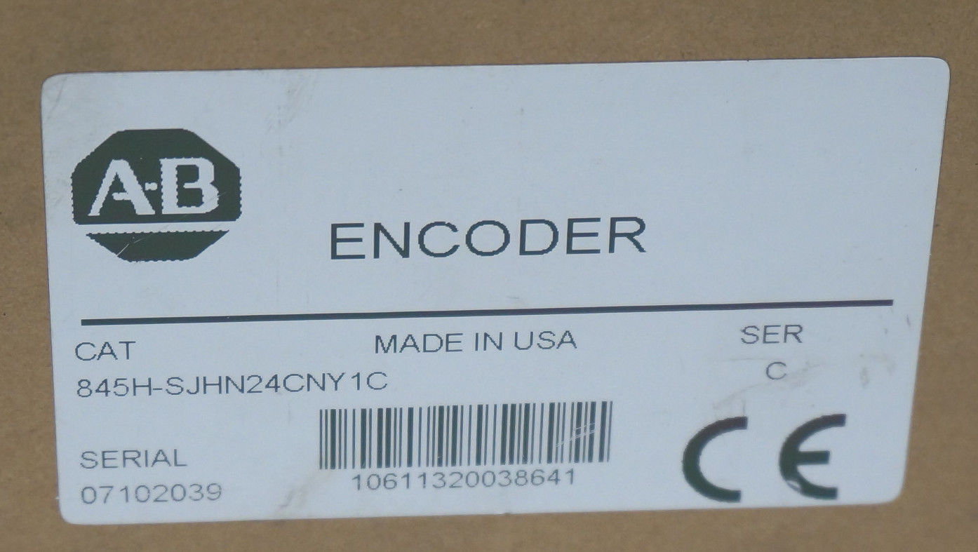 NEW ALLEN BRADLEY 845H-SJHN24CNY1C ENCODER SER. C, 845HSJHN24CNY1C - Image 3