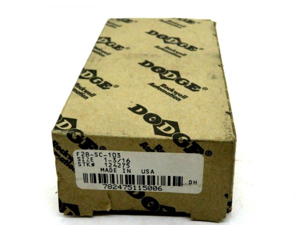 NEW BALDOR DODGE F2B-SC-103 FLANGE-MOUNT BALL BEARING UNIT 124275 F2BSC103 - Image 4