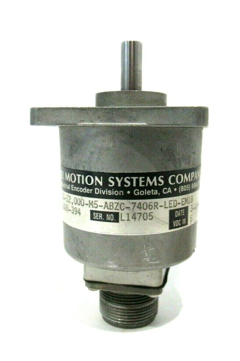 NEW BEI 924-01005-394 ENCODER H25D-SS-12,000-M5-ABZC-7406R-LED-EM18 ...