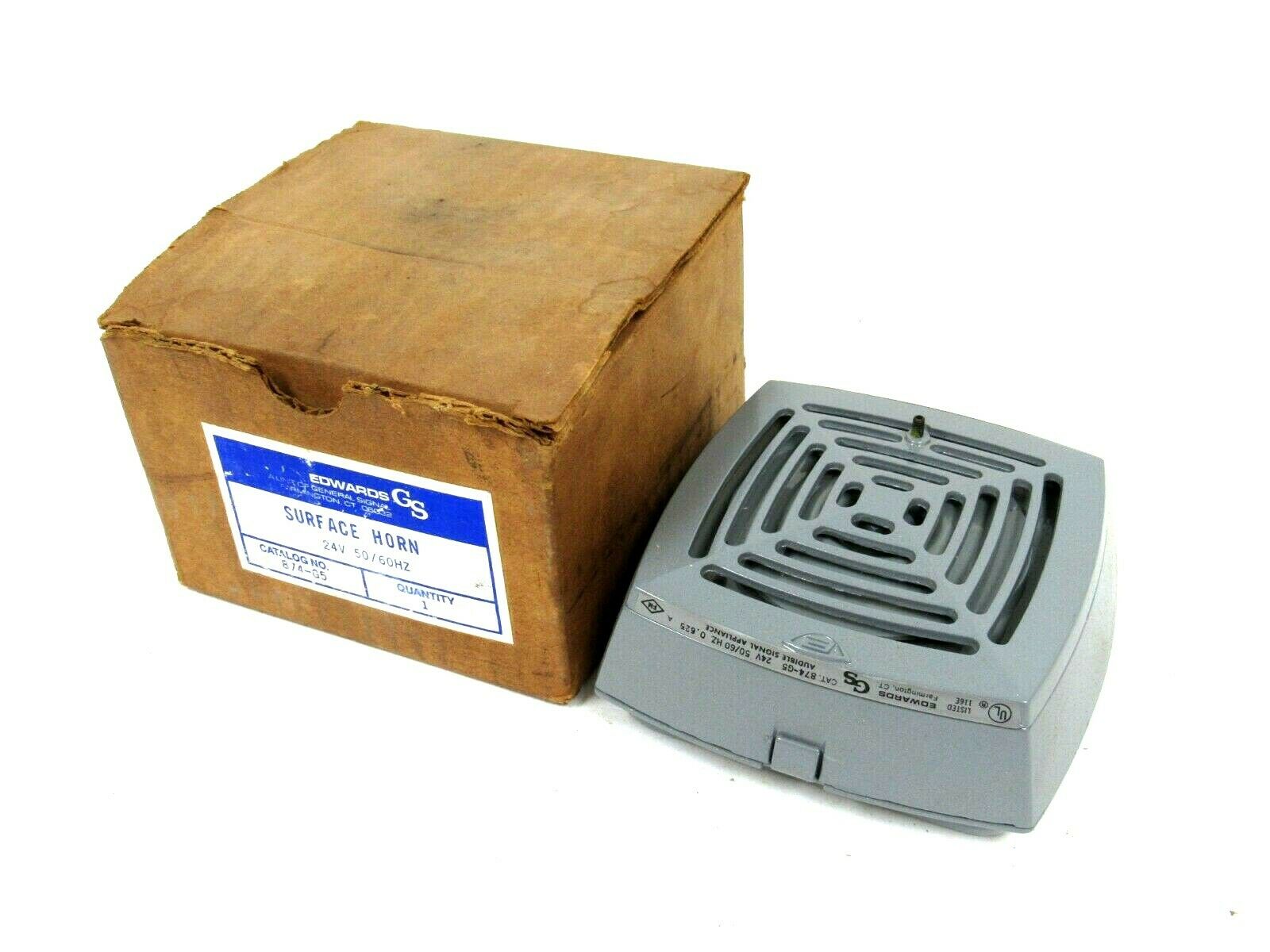 NEW EDWARDS 874-G5 SURFACE HORN 24V 874G5