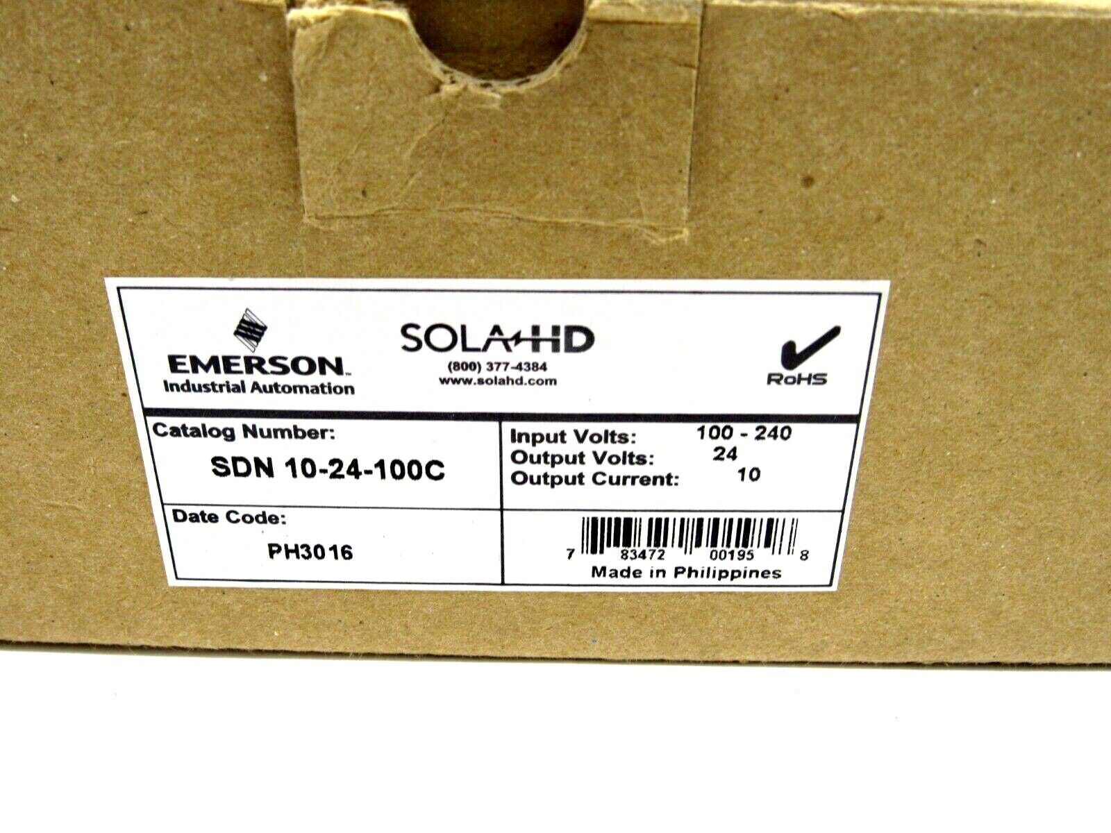 NEW EMERSON SDN-10-24-100C POWER SUPPLY SDN1024100C - Image 6