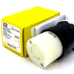 NEW HUBBELL HBL7413GCB LOCKING CONNECTOR BODY