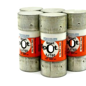 NEW LOT OF 5 FERRAZ SHAWMUT AJT60 TIME DELAY FUSE