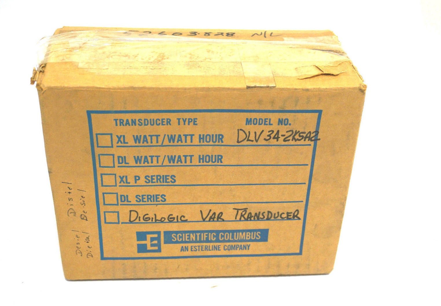 NEW SCIENTIFIC COLUMBUS DLV-34-2K5A2 TRANSDUCER DLV342K5A2