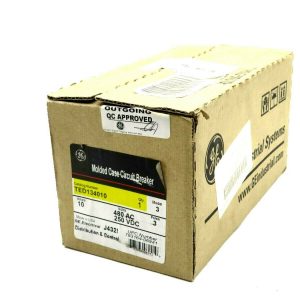 NEW SEALED GE ELECTRICAL TED134010 CIRCUIT BREAKER 10A 3 POLES