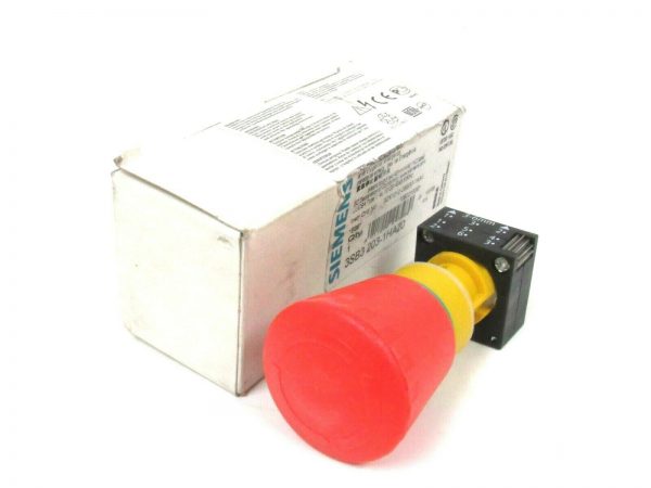 NEW SIEMENS 3SB3 203-1HA20 EMERGENCY STOP PUSHBUTTON 3SB32031HA20