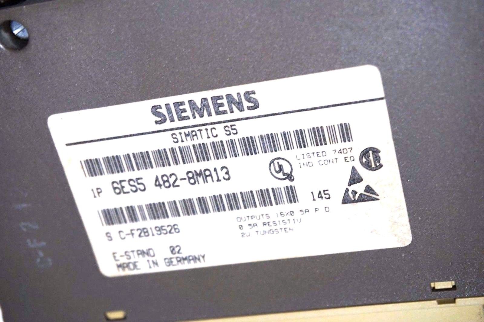 NEW SIEMENS 6ES5-482-8MA13 SIMATIC S5 DI/D0 MODULE 6ES54828MA13