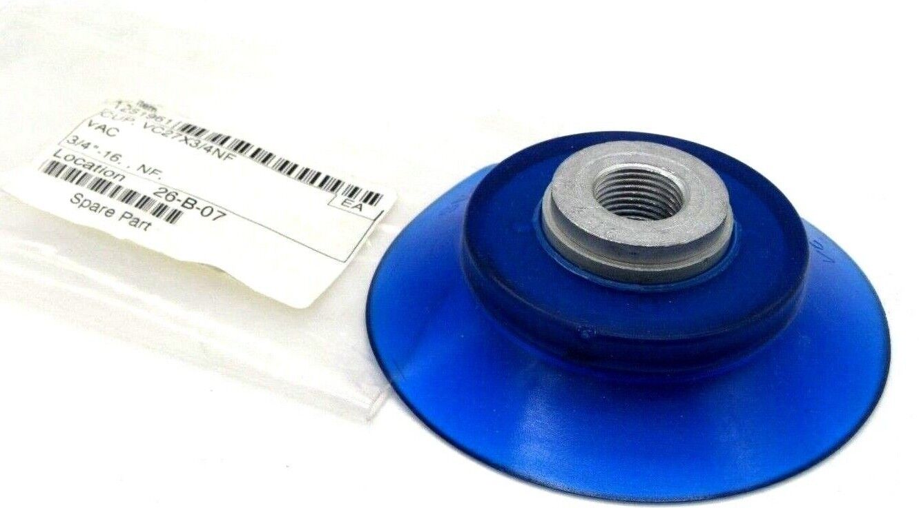 NEW VI CAS MFG. CO. VC-27-3/4-16 ROUND VACUUM CUP VC27X3/4NF VC273416