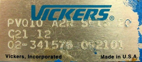 NEW VICKERS PVQ10-A2R-SE1S-20-C21-12 PUMP 02-341576 092101 PVQ10A2RSE1S20C2112 - Image 5