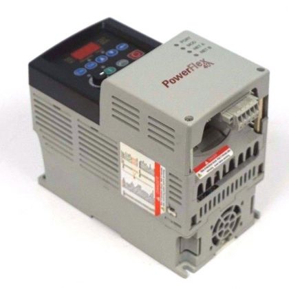 USED ALLEN BRADLEY 22B-D2P3N104 POWERFLEX 40 DRIVE 1HP, .75KW