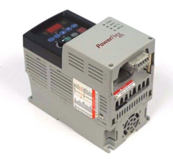 USED ALLEN BRADLEY 22B-D2P3N104 POWERFLEX 40 DRIVE 1HP, .75KW