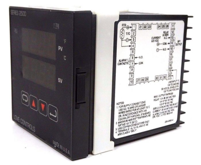 USED LOVE CONTROLS 25013 SERIES 2500 TEMPERATURE CONTROLLER - Image 7