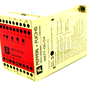 USED PEPPERL & FUCHS WE77-GS-04 TRIP AMPLIFIER 17443  WE77GS04