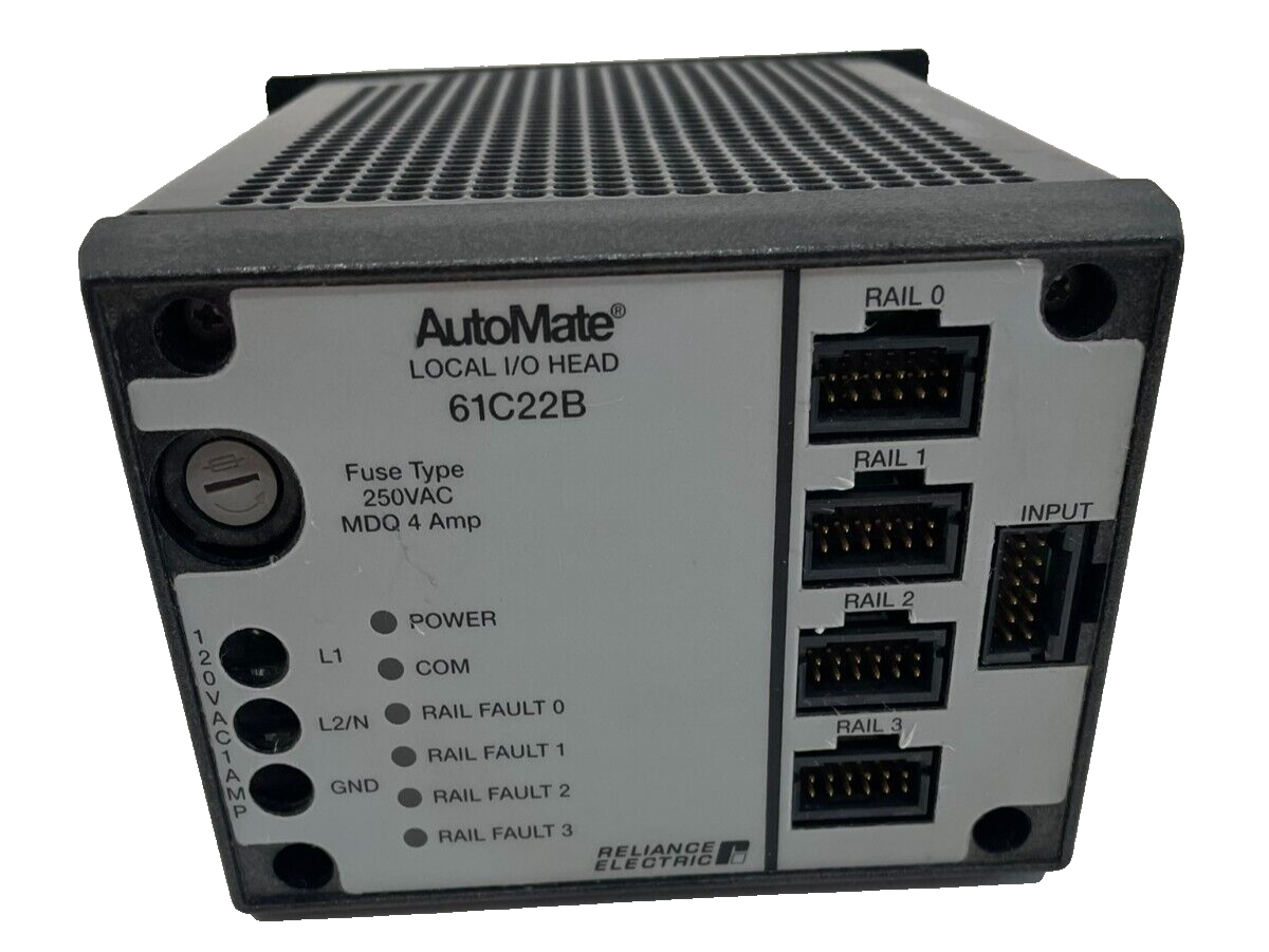 USED RELIANCE ELECTRIC 61C22B AUTOMATE LOCAL I/O HEAD 803456-34RE - Image 4